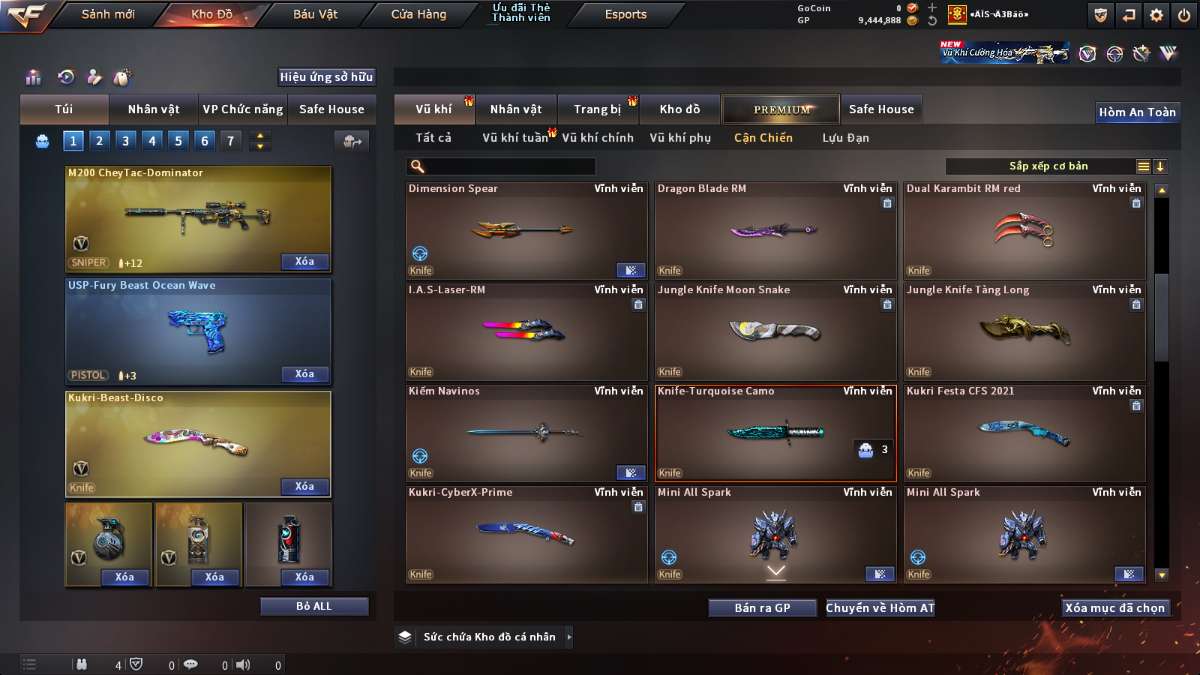 shop acc cf uy tin gia re